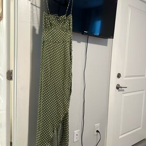 Zara Polka Dot Maxi Dress